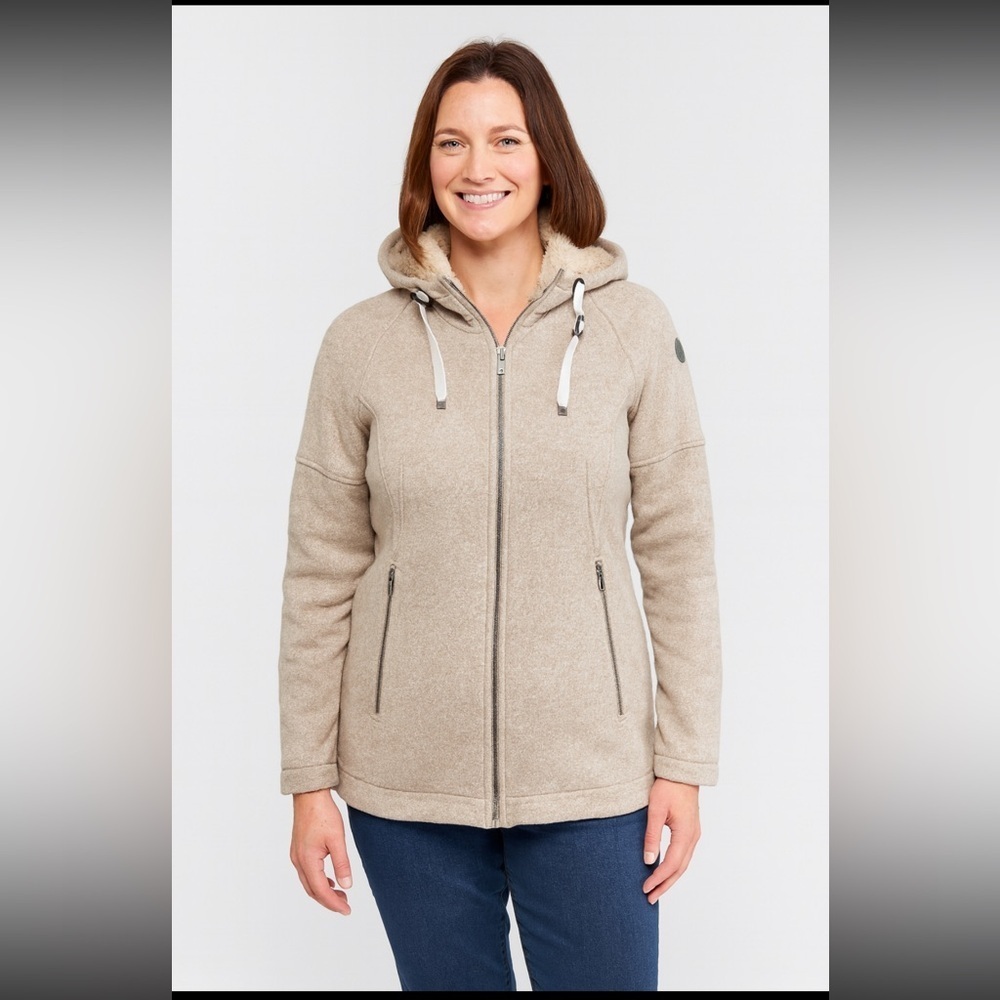 1 Madison Expedition‎ Heritage Collection Jacket Women's Knit Full Zip Hooded